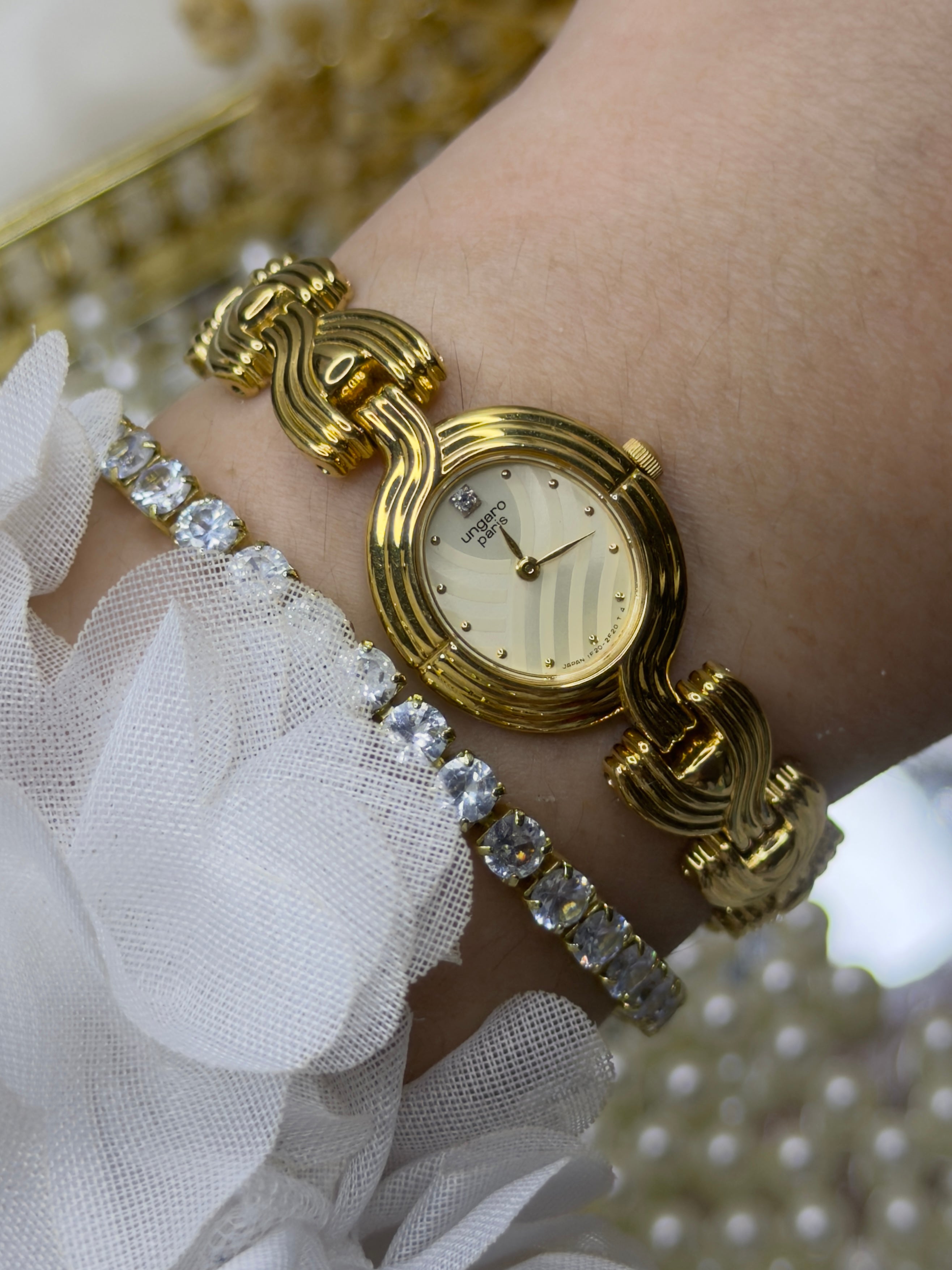 Seiko X Ungaro Ladies Oval Dainty
